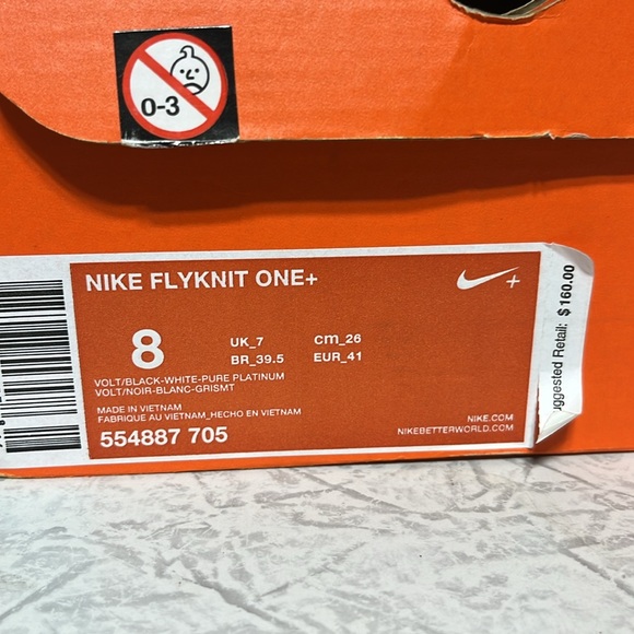 Nike Flyknit One+ bright neon green and black men’s size 8 women’s 9.5 - Picture 2 of 11